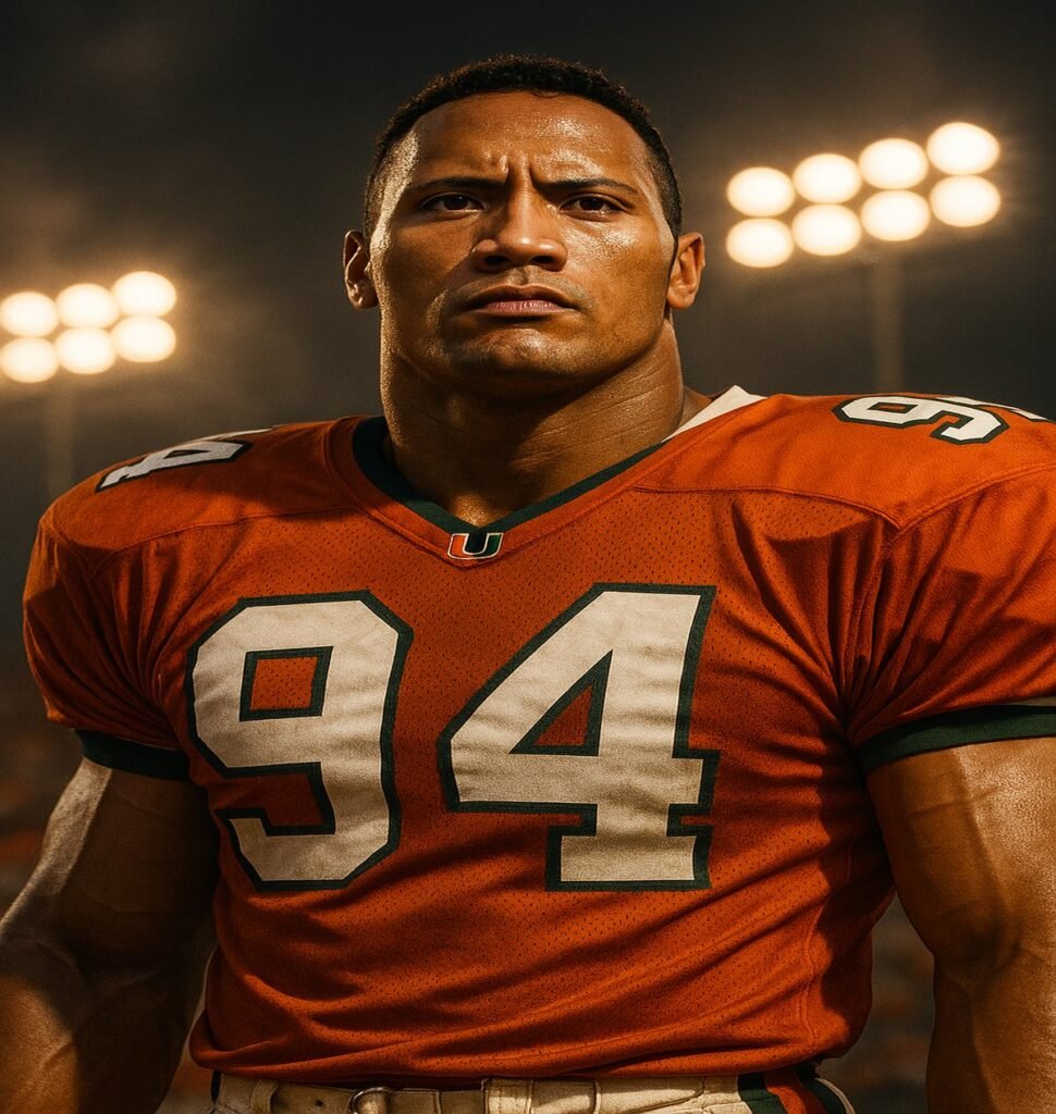 dwayne johnson football stats