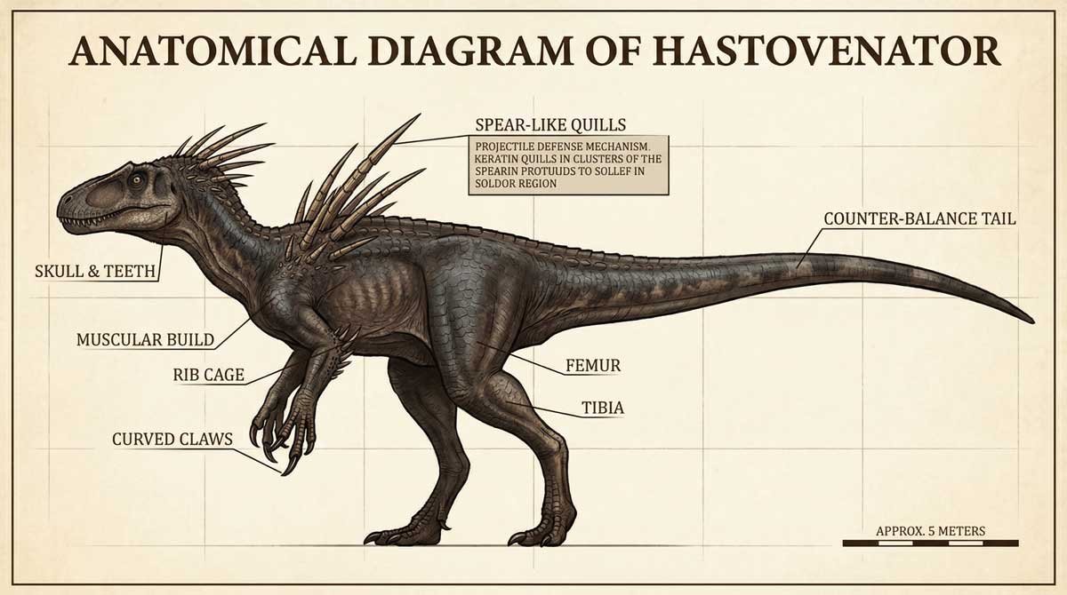 Hastovenator Design
