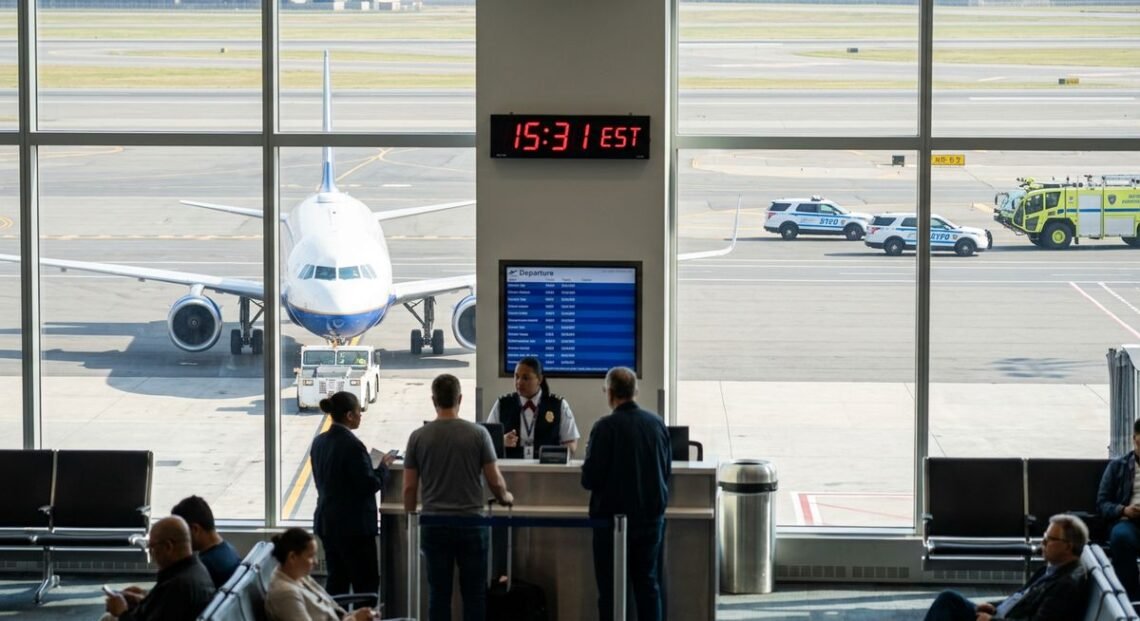 LaGuardia crash 2026 — Air Canada Flight 8646 collision with fire truck on Runway 4 at night